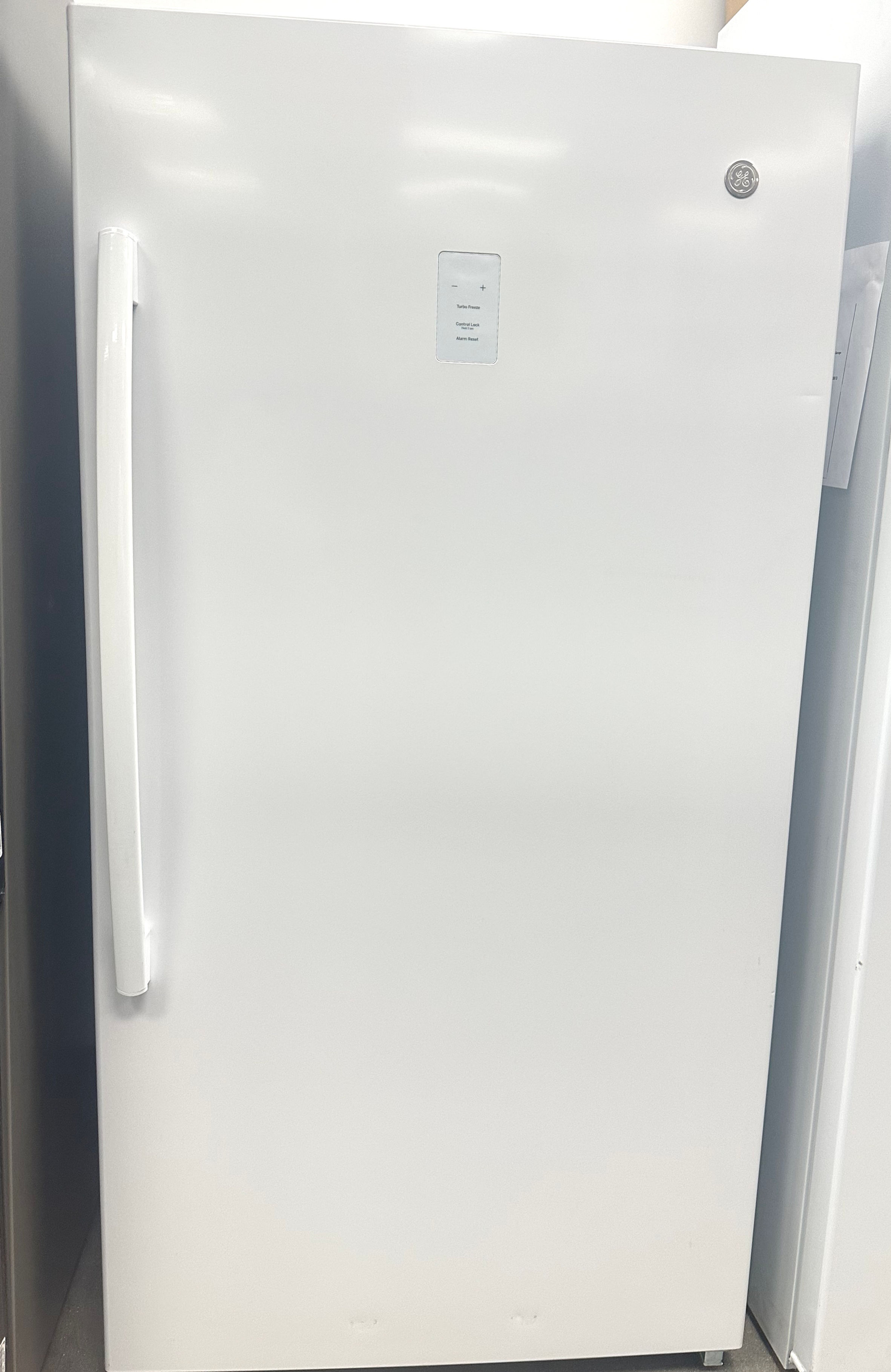 GE® ENERGY STAR® 17.3 Cu. Ft. Frost-Free Garage Ready Upright Freezer