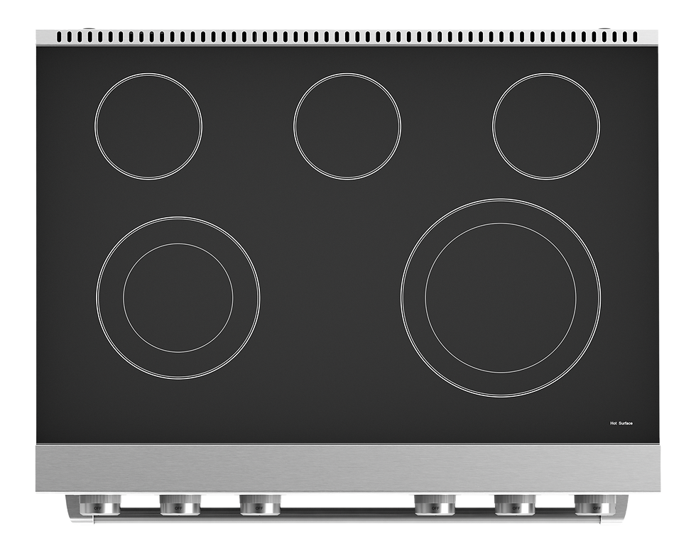 Thumbnail: Thor 36 in. 5 Burner Freestanding Electric Range with Convection