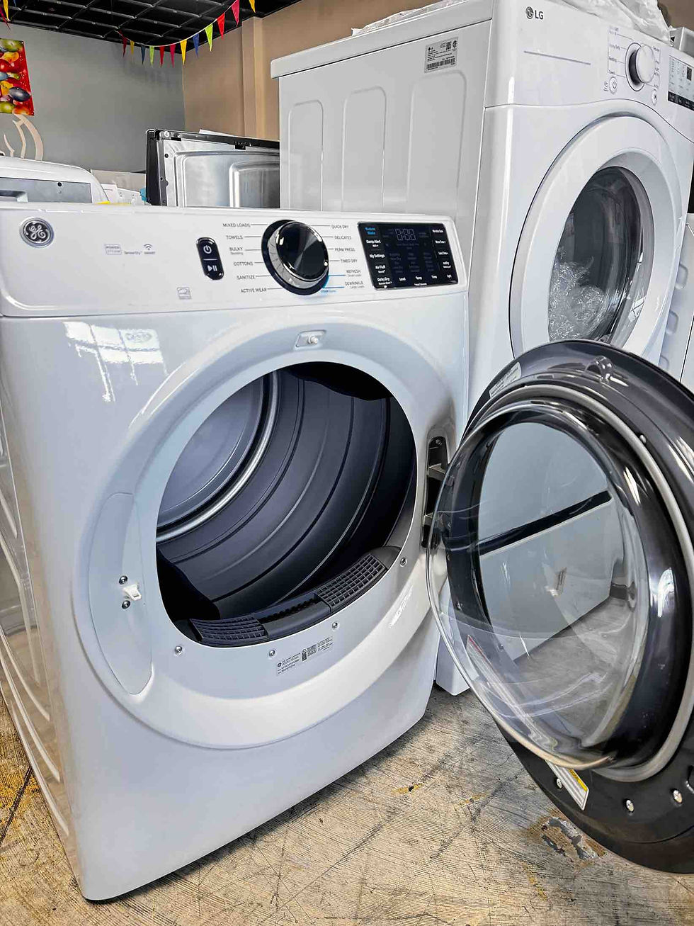 Thumbnail: 7.8 cu.ft. Smart Front Load Electric Dryer in White with Steam and Sanitize