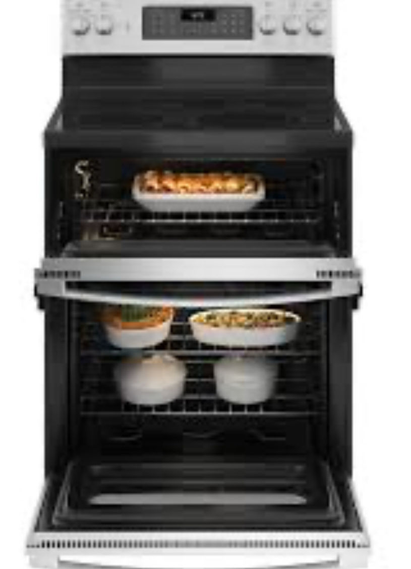 Thumbnail: GE® 30" Free-Standing Electric Double Oven Convection Range