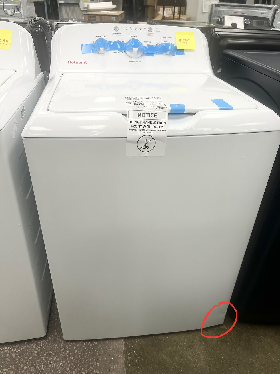 Thumbnail: Hotpoint 4.0 cu. ft. Capacity Washer with Stainless Steel