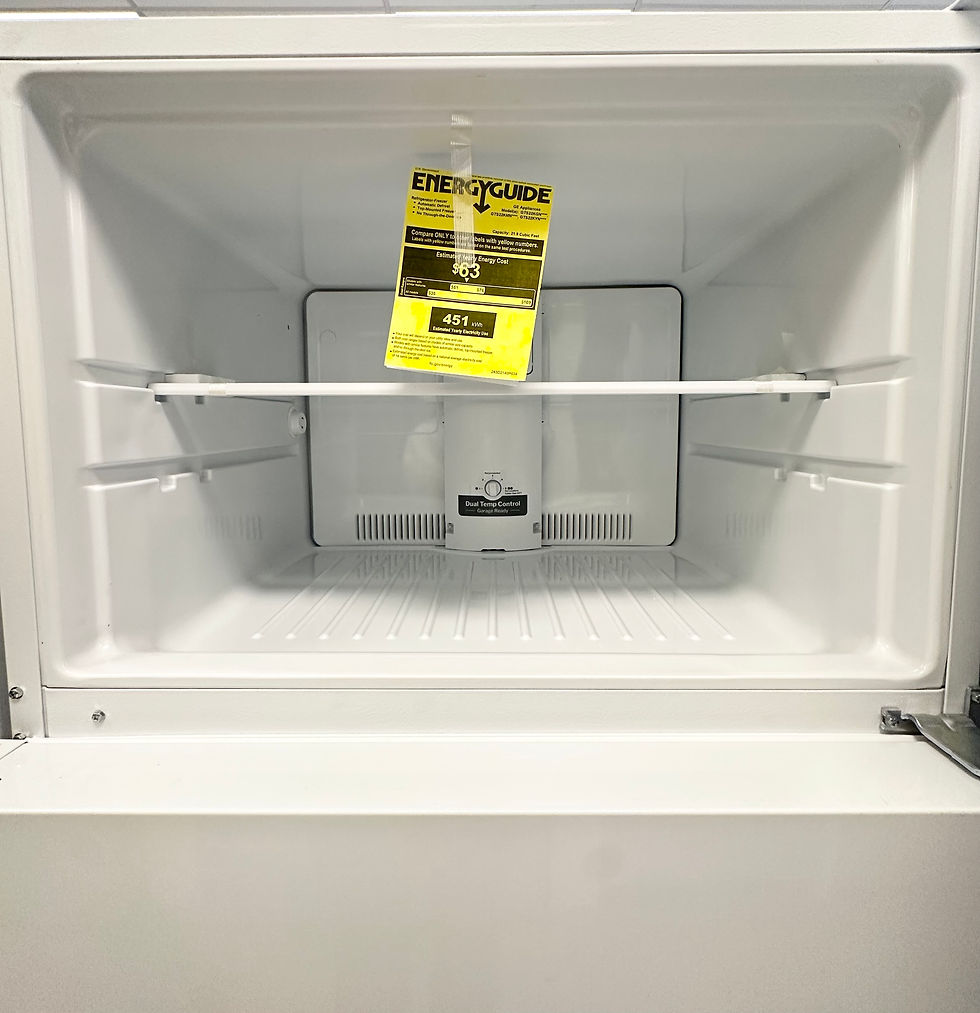 Thumbnail: GE 21.9 Cu. Ft. Garage Ready Top-Freezer Refrigerator 