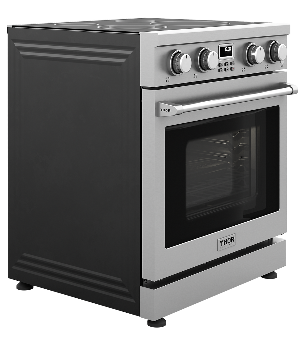 Thumbnail: Thor Kitchen 30 in. 4 Elements 4.8 cu. ft. Electric Range with Convection