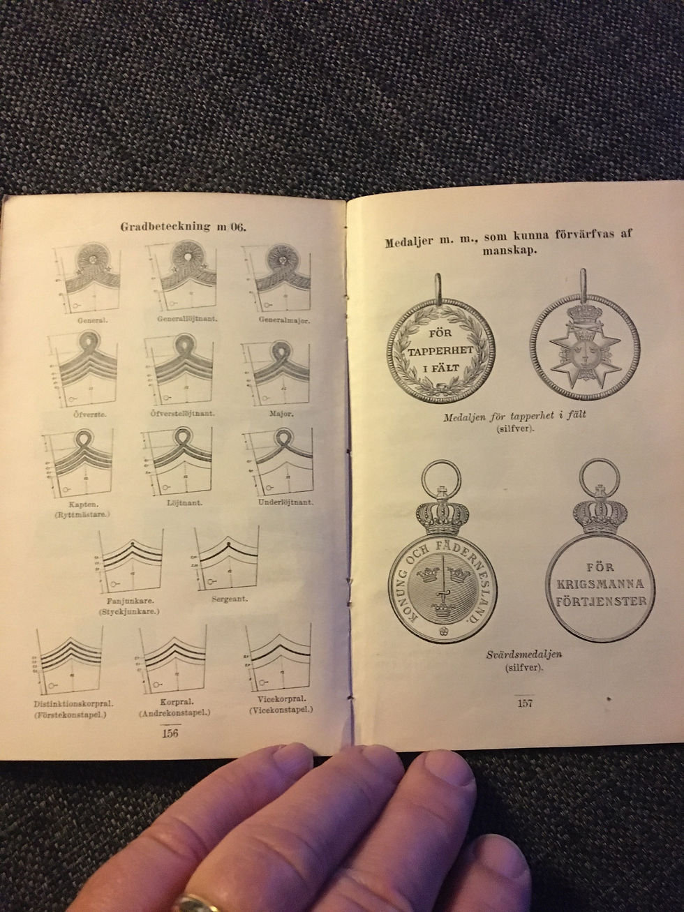 Miniatyrbild: Infanteri instruktioner 1907