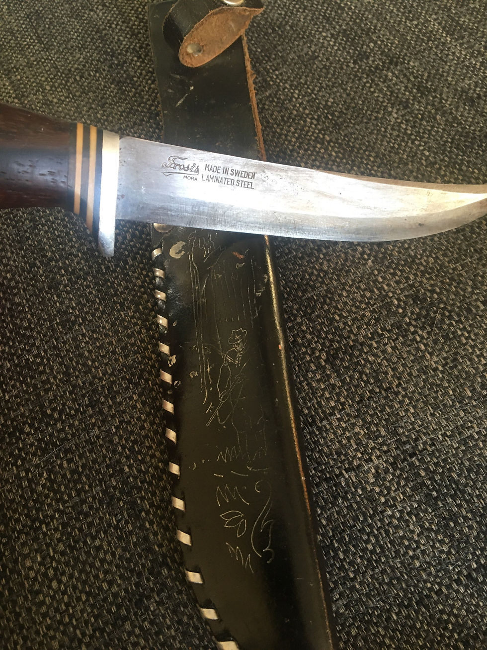 Miniatyrbild: Sv slidkniv märkt Frost laminated steel 