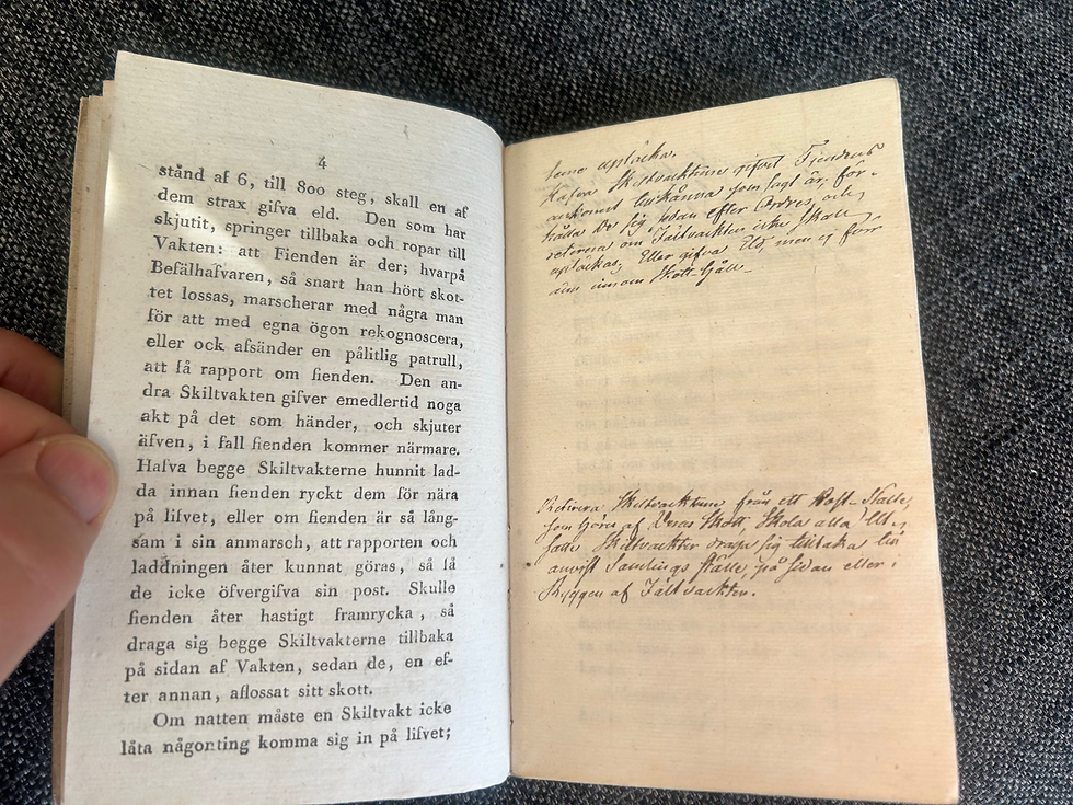 Thumbnail: Handbok för fältjägare år 1803