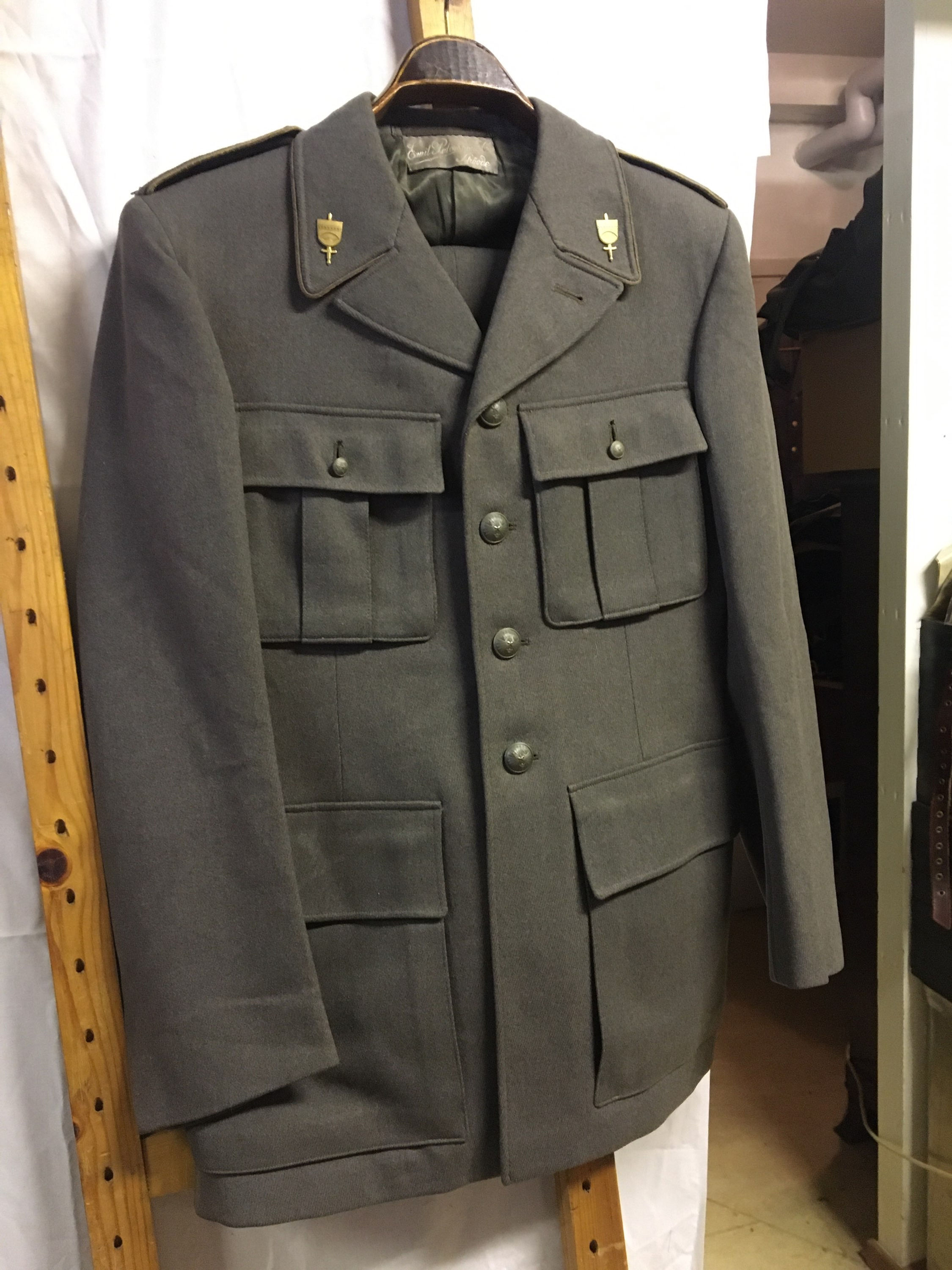 Sv uniform m/39 for officer at road and water construction corps