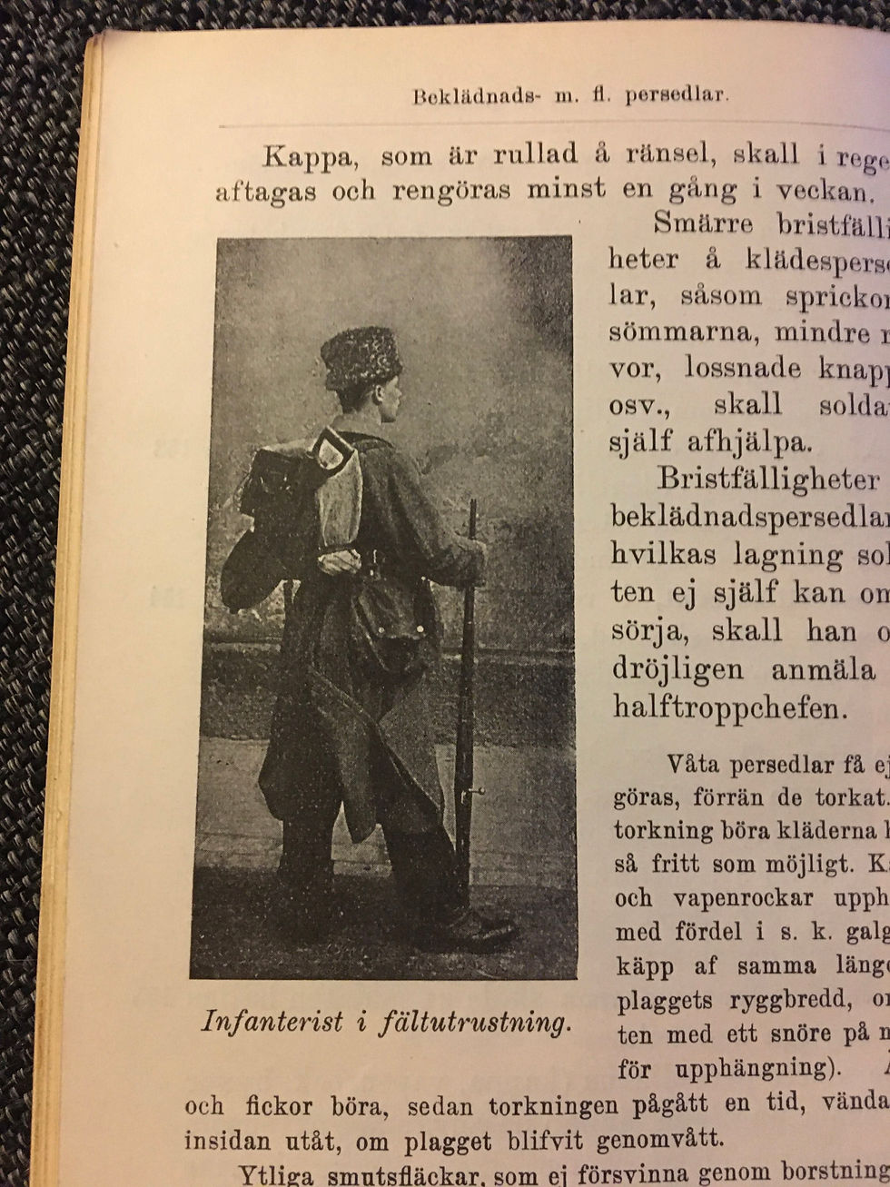 Miniatyrbild: Infanteri instruktioner 1907