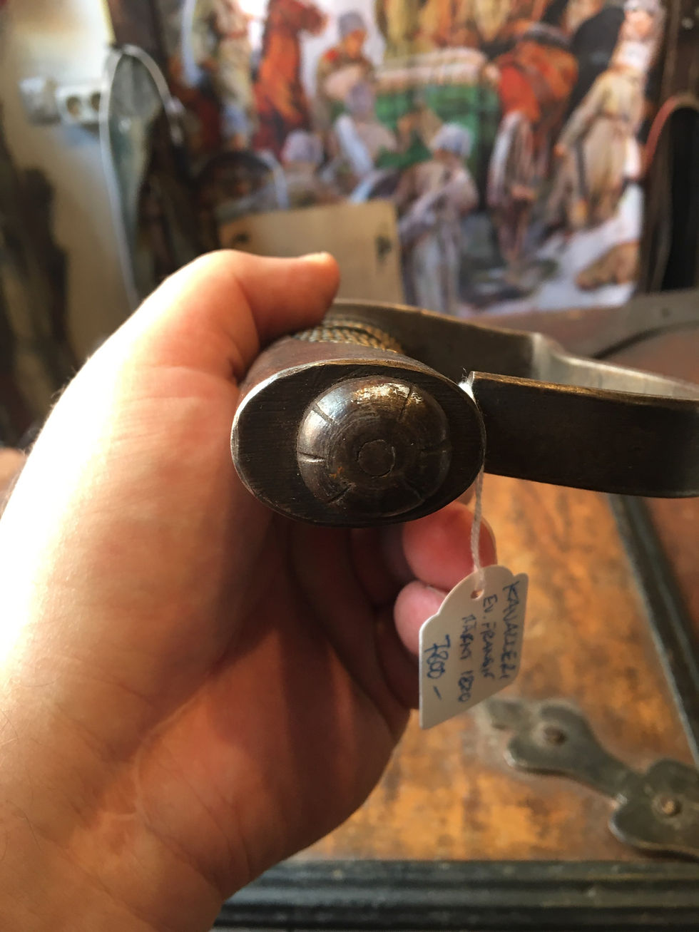Thumbnail: Large cavalry saber dated 1820 possibly French