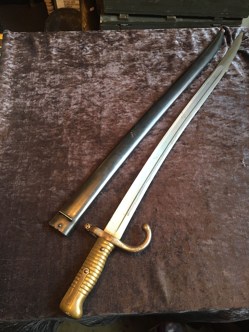 Thumbnail: French Chassepo bayonet m/1866 matching number