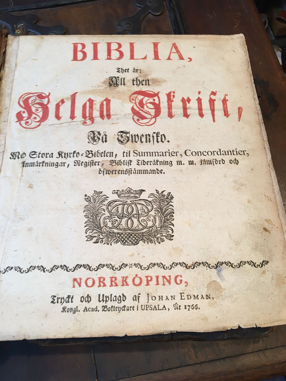 Miniatyrbild: Bibel 1766 