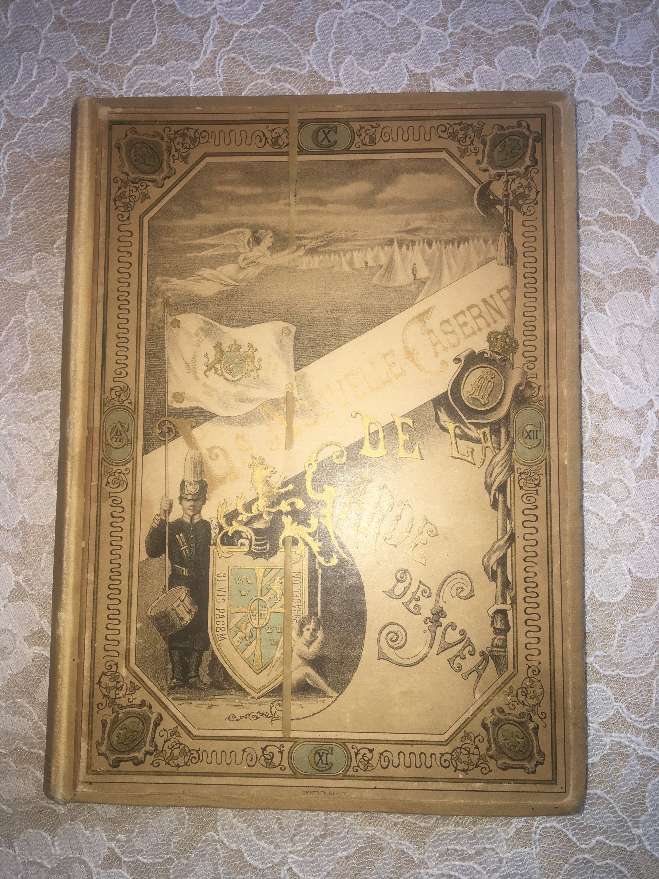 Fransk bok om Svea lifgarde 1891