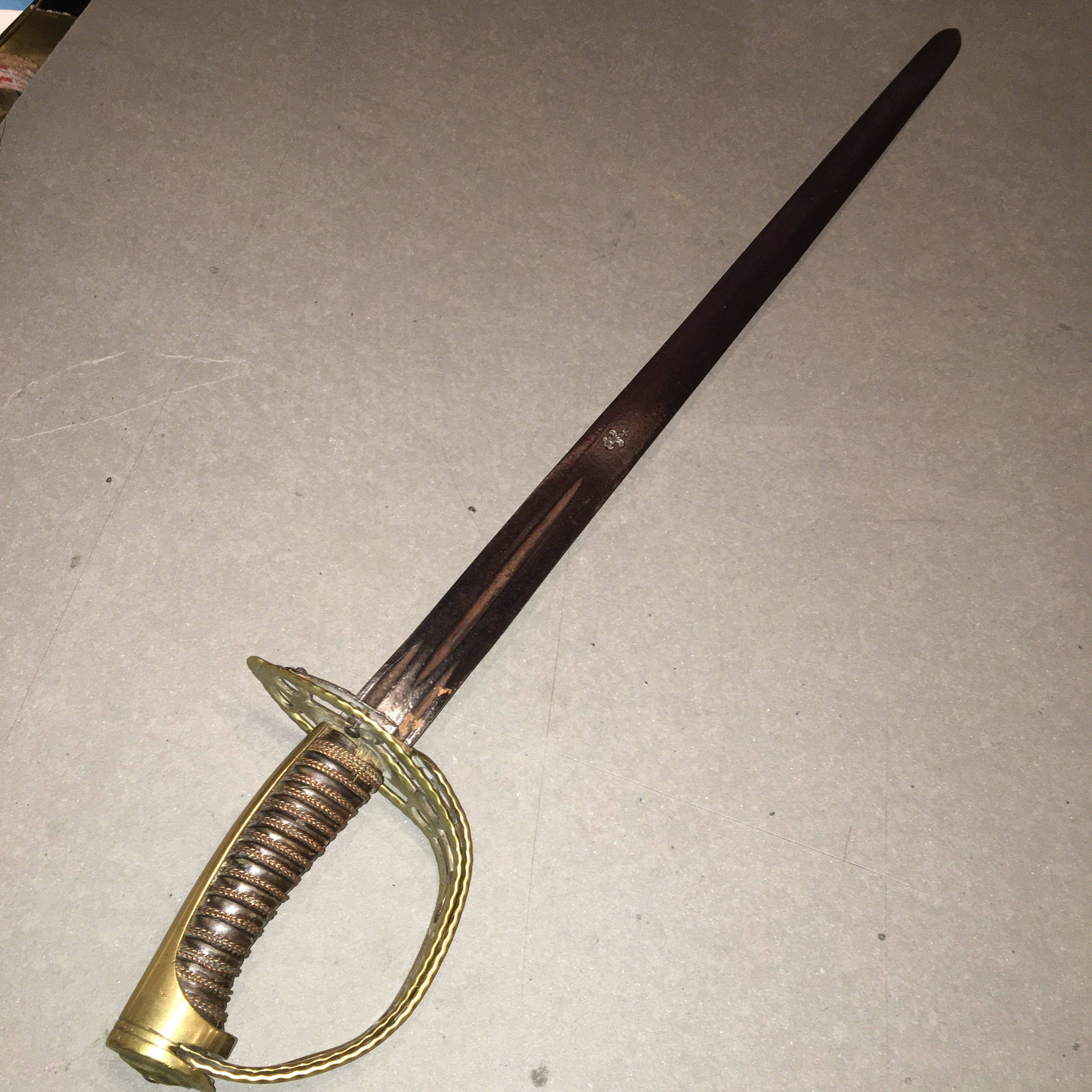 Fransk sabel från 1700talets slut