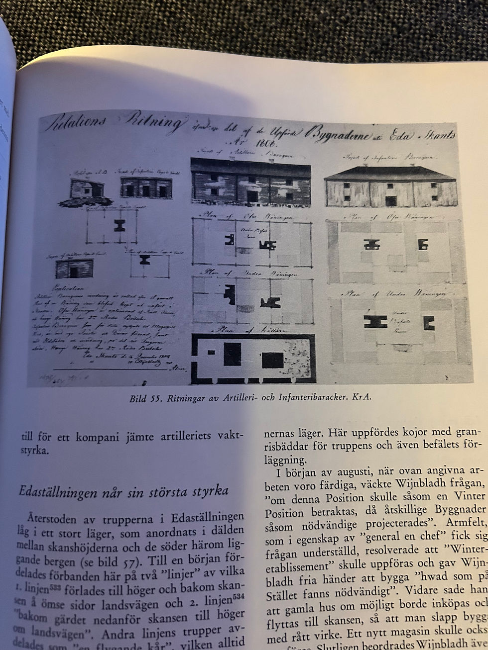 Thumbnail: Trevlig bok om Eda skansar tryckt 1956