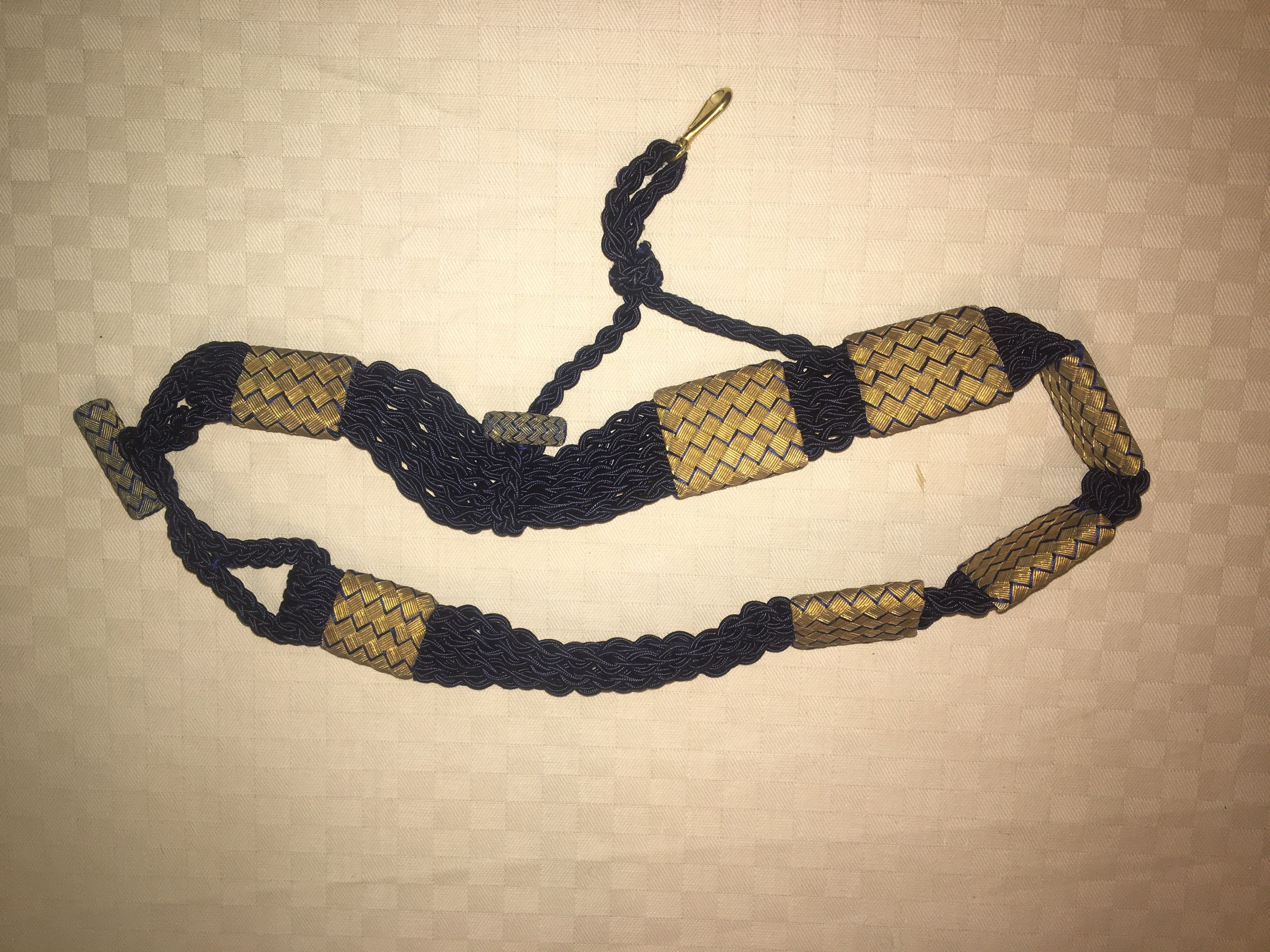 Sv airforce knot sash for dagger m/30