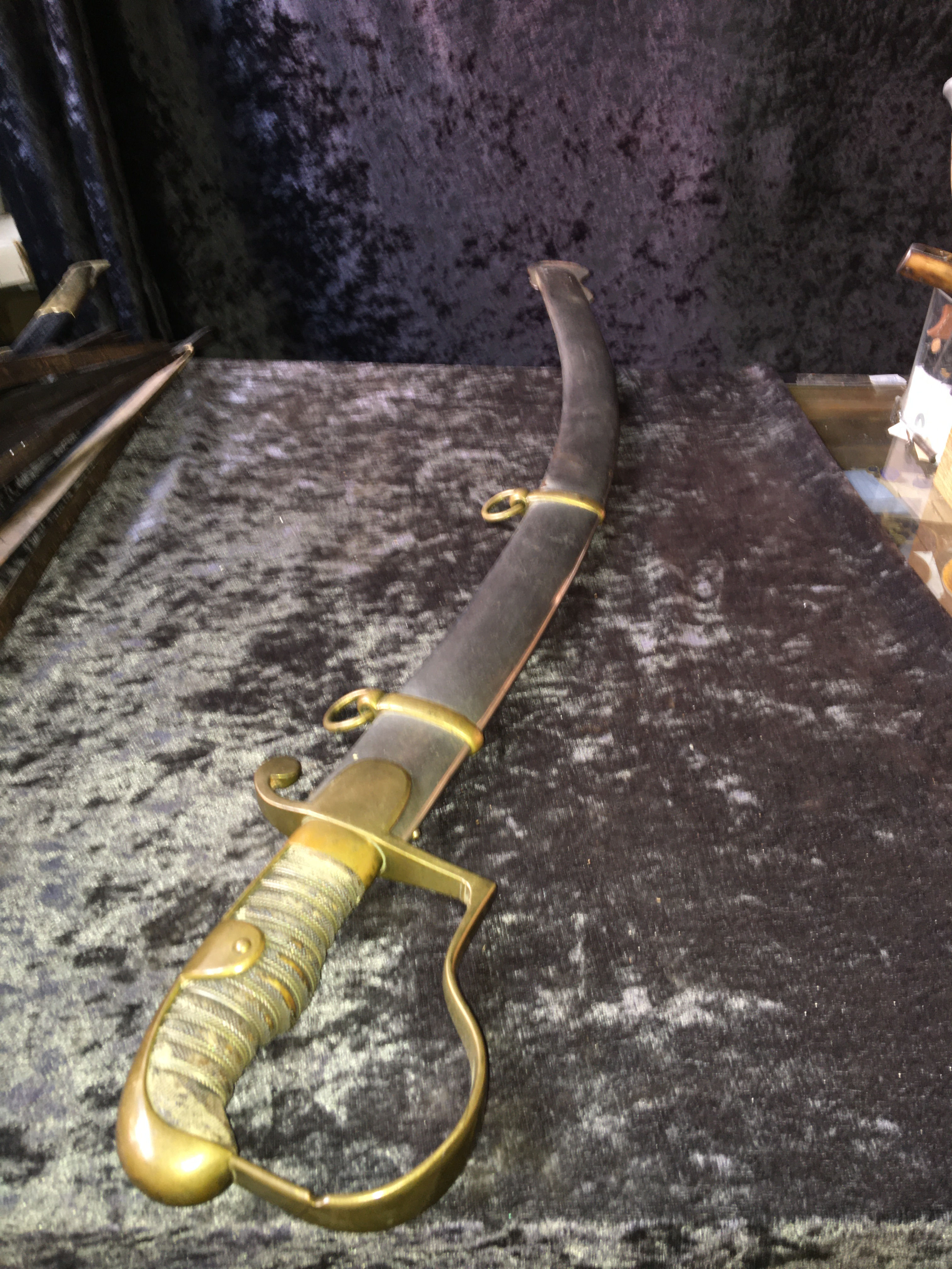 Tysk artilleri/kavallerisabel för officer ca:1850