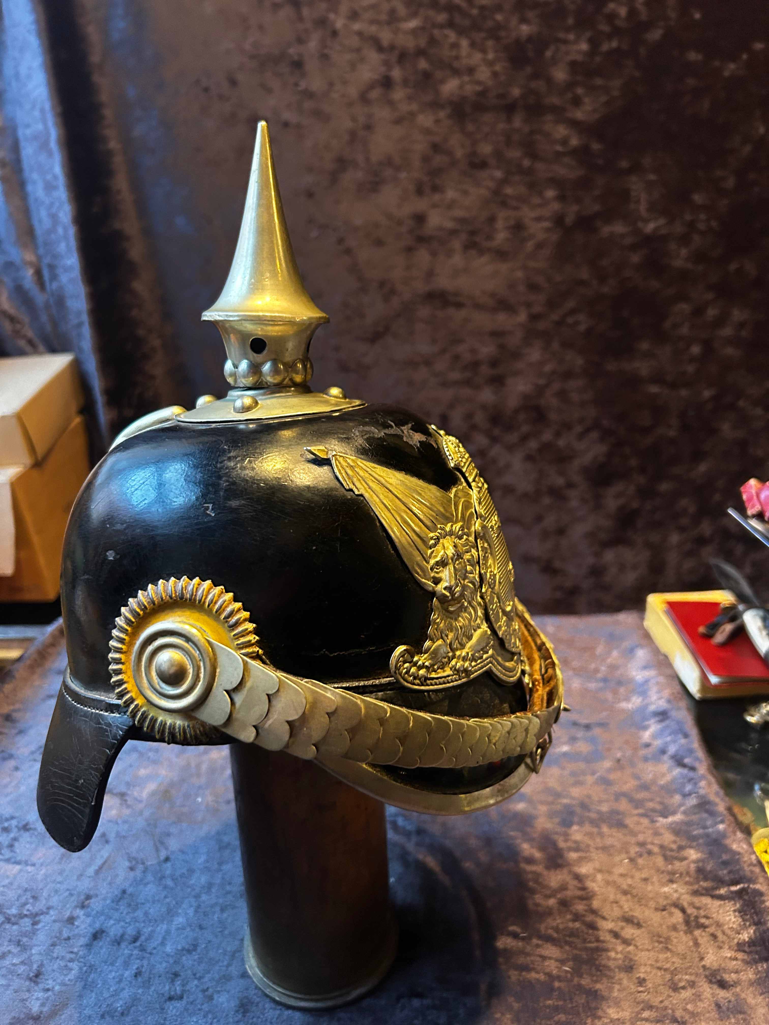 Kask m/1885 för trängmanskap