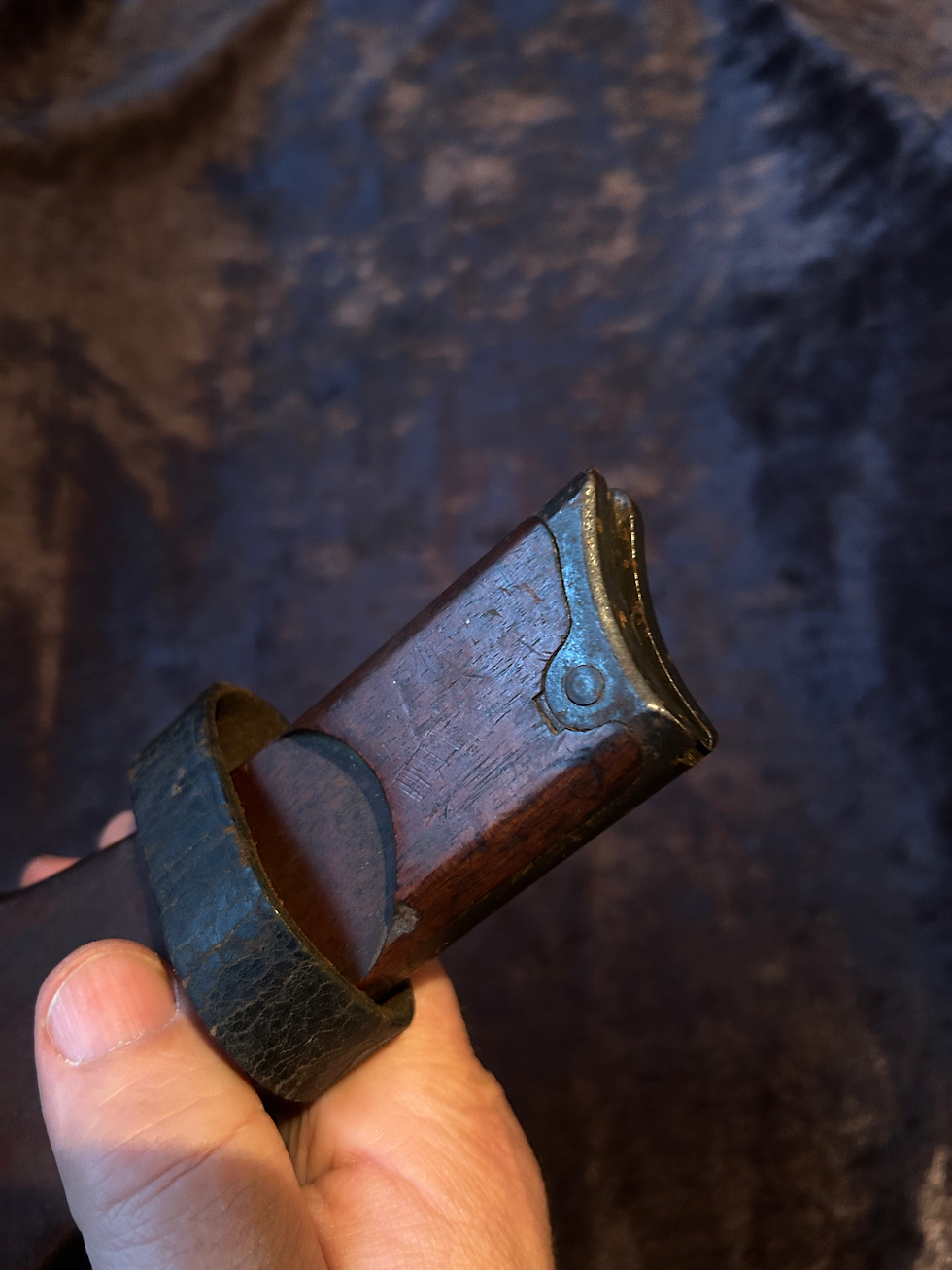 Thumbnail: Löskolv till marinluger m/1904 /shoulder stock for navyluger