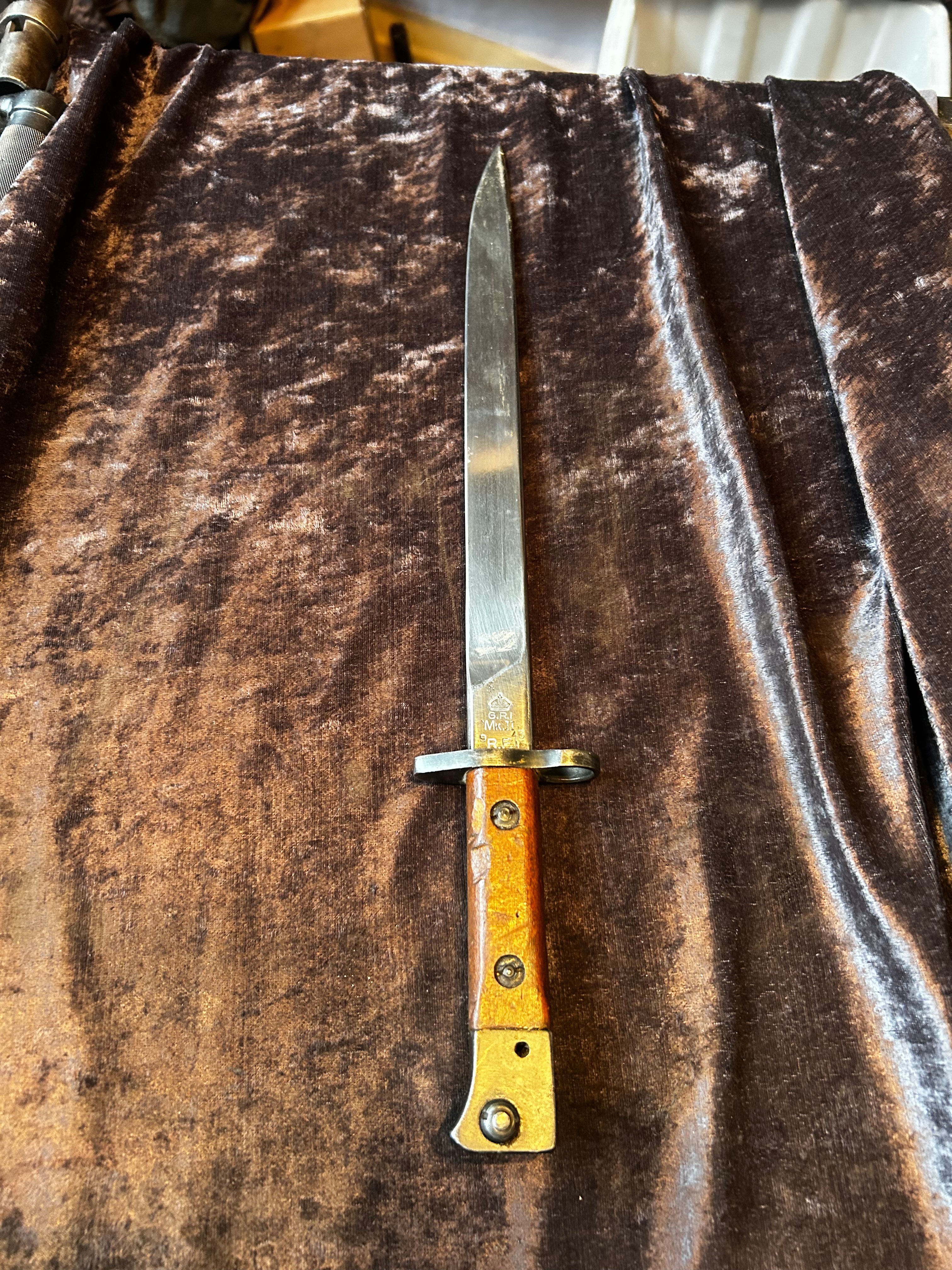 Indisk bajonett WW2 