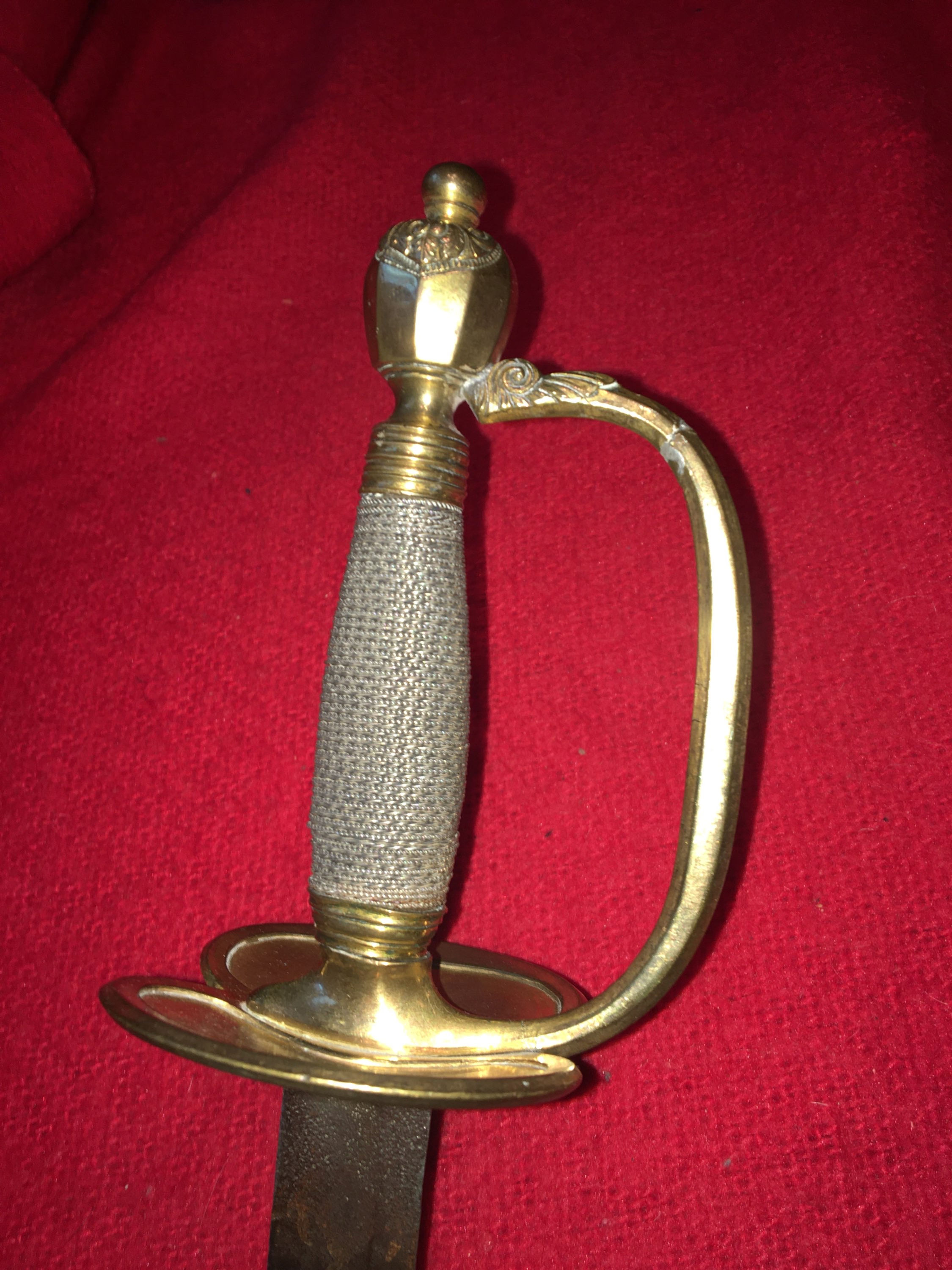 Engelsk infanteriofficersvärja m/1796