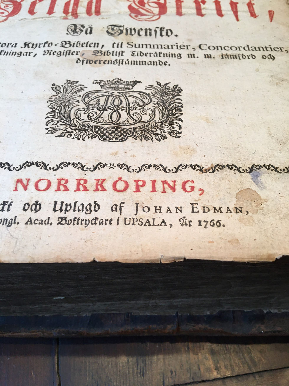 Miniatyrbild: Bibel 1766 