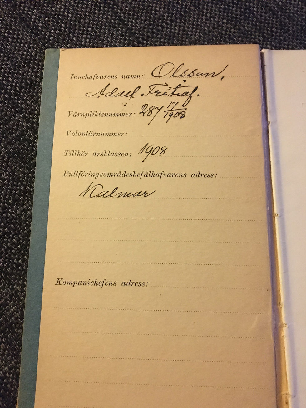 Miniatyrbild: Infanteri instruktioner 1907