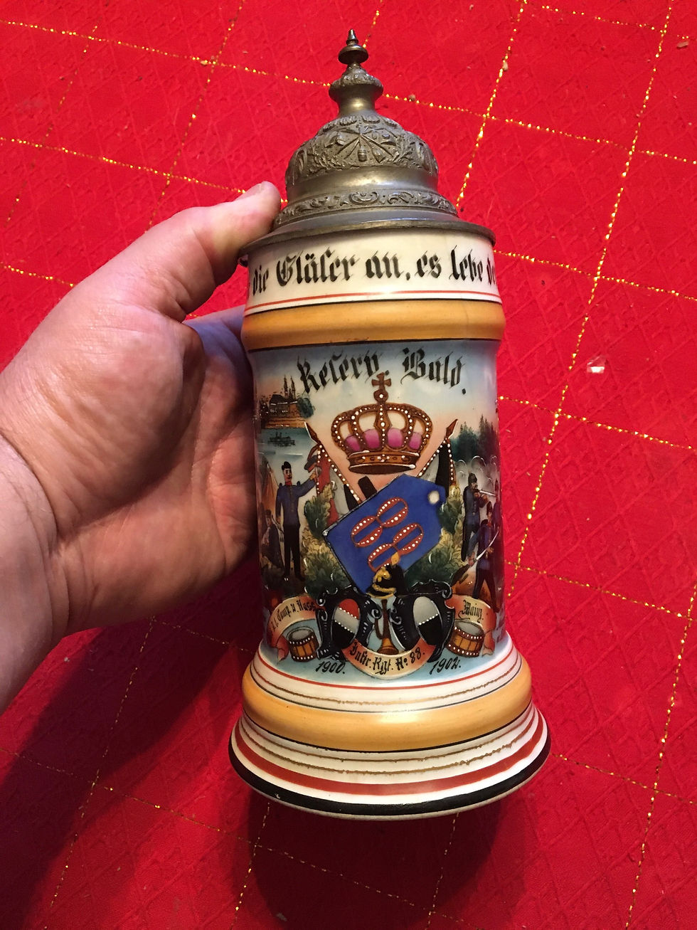 Miniatyrbild: Tyskt sk:reservistkrus Infreg 88 Mainz 1902