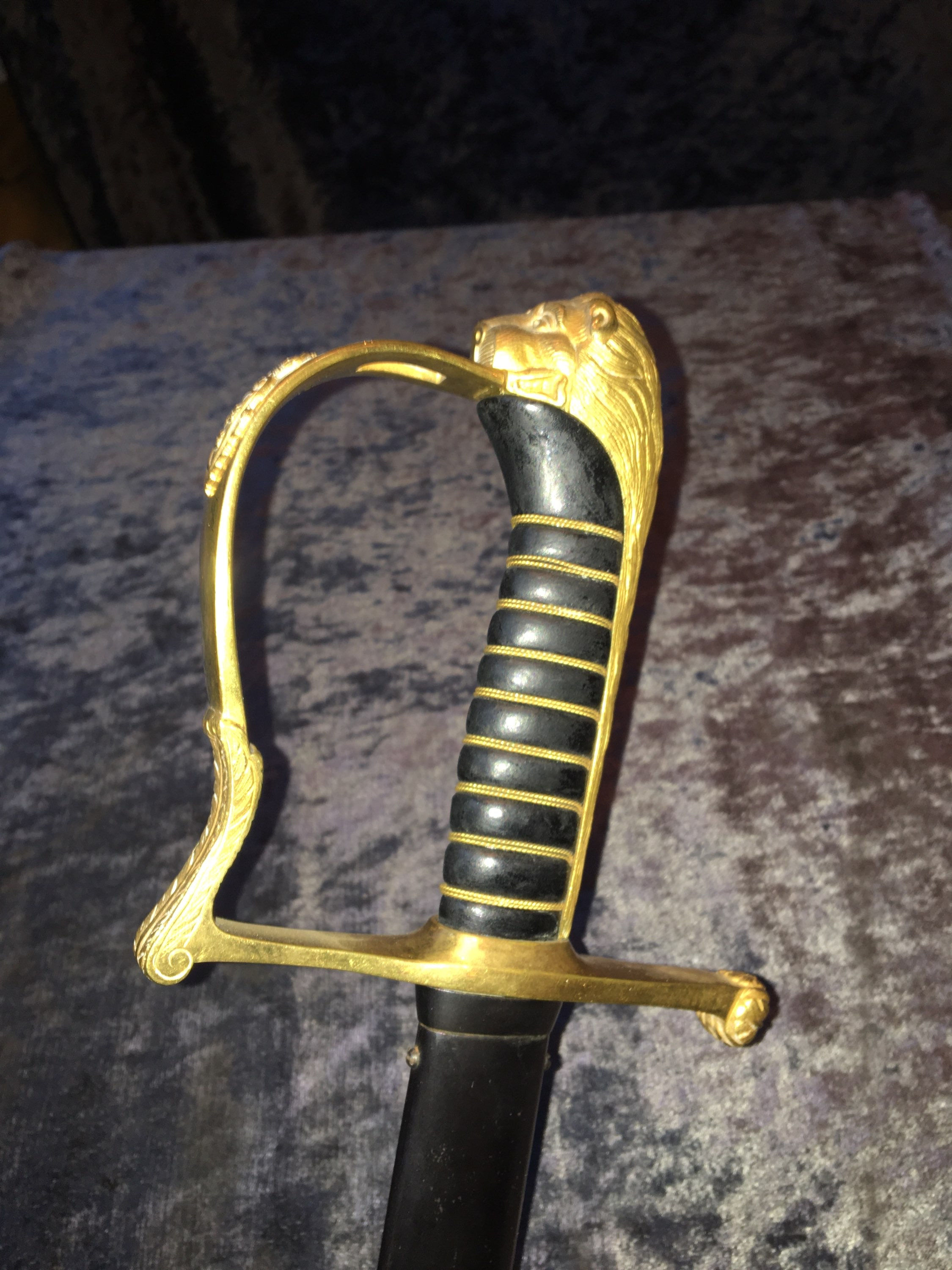 Swedish infantry officer's saber w/1899