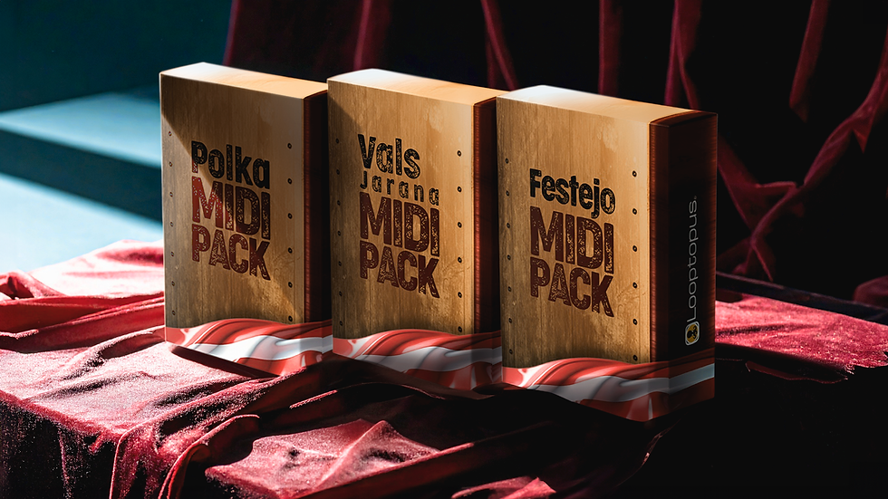Colección que incluye 3 productos premium para nuestro software “El Cajón” VST/AU: Festejo MIDI PACK, Vals y Jarana MIDI PACK