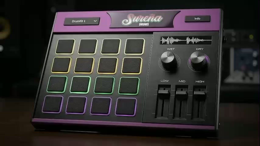 サムネイル： Sureña Drums (VST/Au) for Cumbia