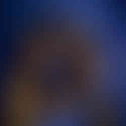 Couronne de noel avec fleurs séchées et boules de noel bleu sur fond de mur bleu électrique