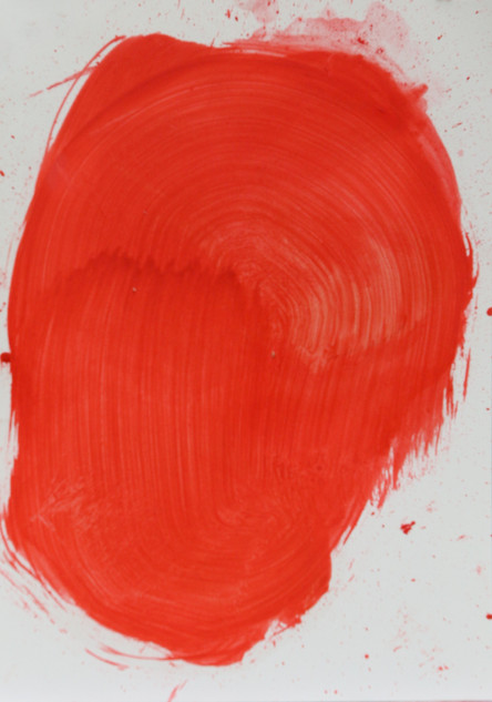 Tongue, 2016, oil on paper, 30x20 cm.