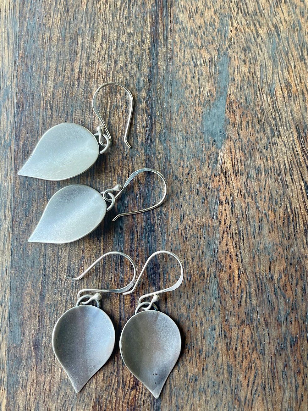 Thumbnail: Sterling Silver Earrings - "Coy"