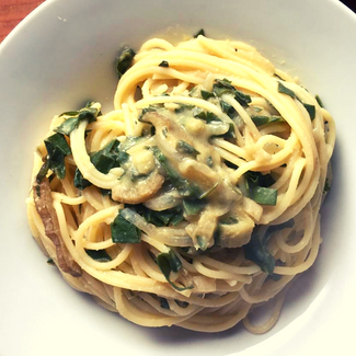 Pasta cremosa, vegana y saludable