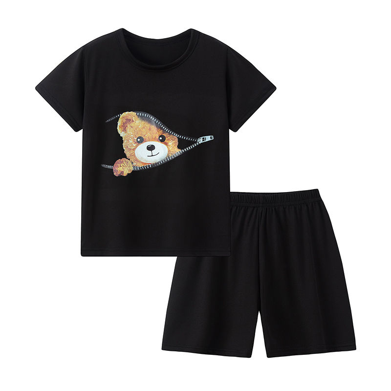 Thumbnail: Teddy Hello" Unisex Shortie PJs