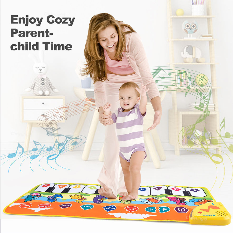 Thumbnail: Piano Mat for Kids 80*30cm Toddlers Floor Keyboard Dance Mat Play Musical Carpet