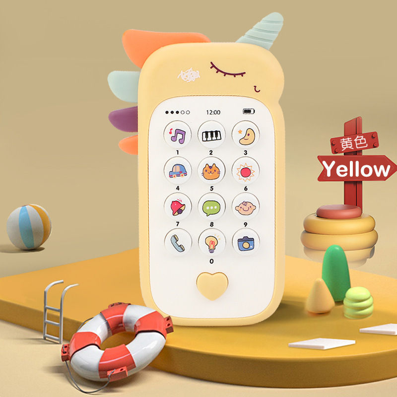Thumbnail: Baby Phone Toy Music Sound Telephone Sleeping Toys With Teether Simulation Phone