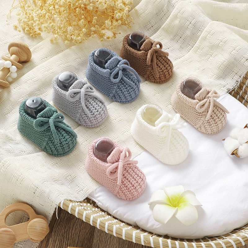 Cozy Knit Baby Boots