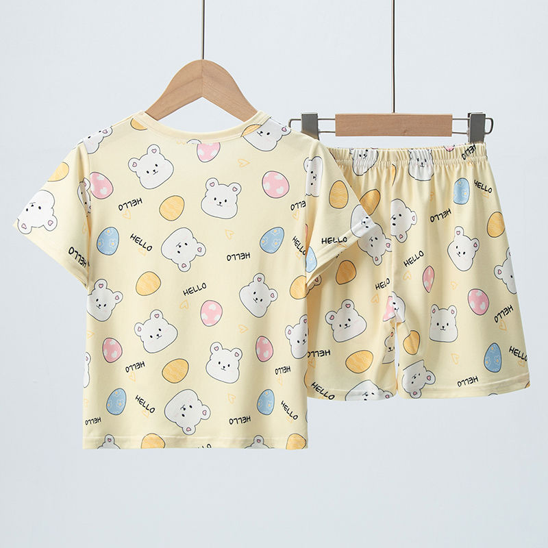 Thumbnail: Teddy Hello" Unisex Shortie PJs