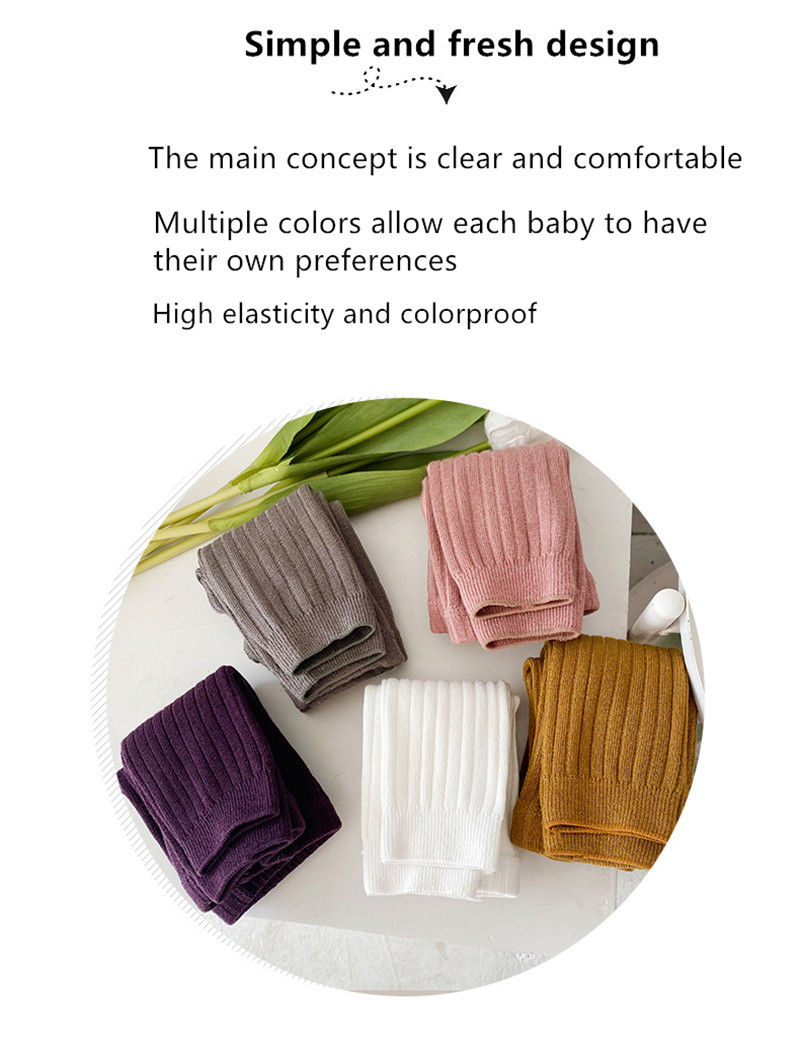 Thumbnail: Toddler Cable Knit Cotton Leggings