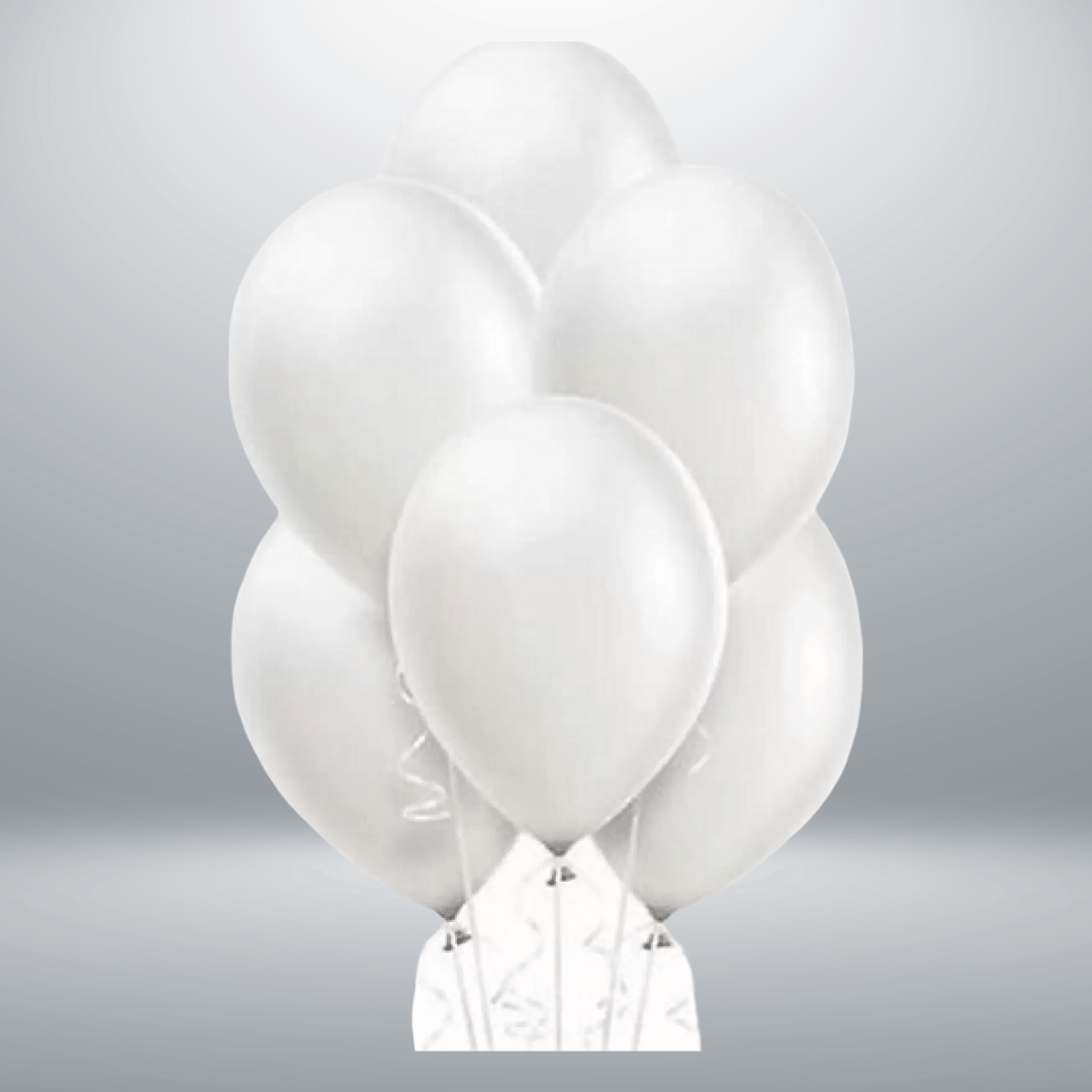 VİVA METALİK BALON BEYAZ 12 İNC 10 ADET 12RMT-069