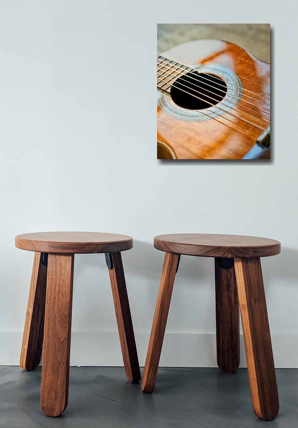 Thumbnail: Play my guitar wall art print | Romantic music canvas picture