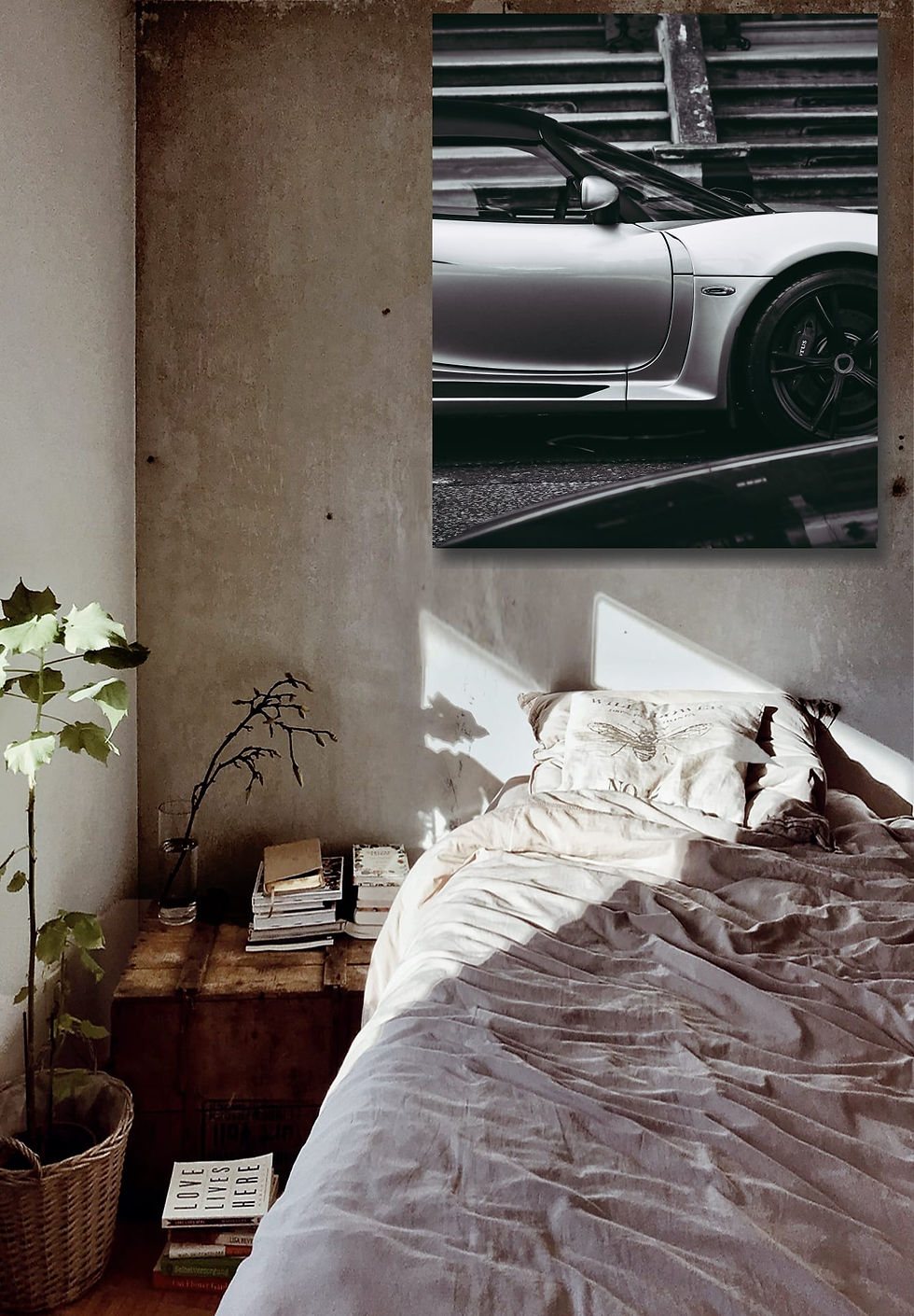 Thumbnail: lotus exige wall art print | car canvas picture