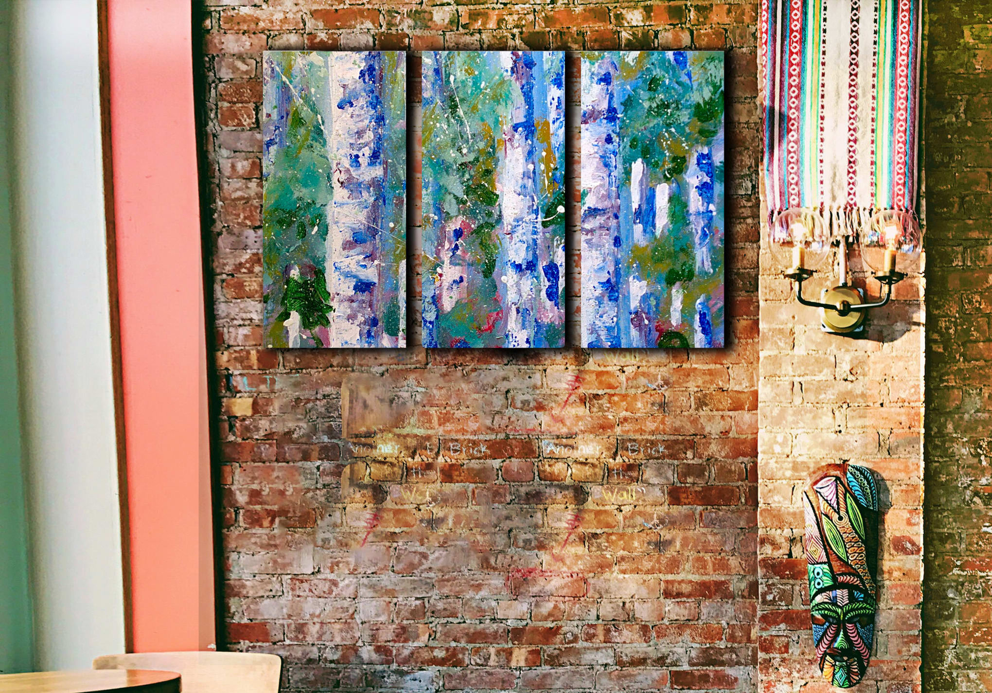 Purple rapsody wall art print | The stories in the forest canvas picture