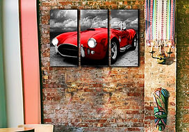 AC Cobra Vintage Cars wall art print | Shelby Cobra picture
