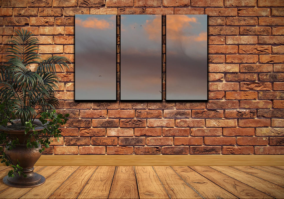 sky wall art print | summer sky canvas picture