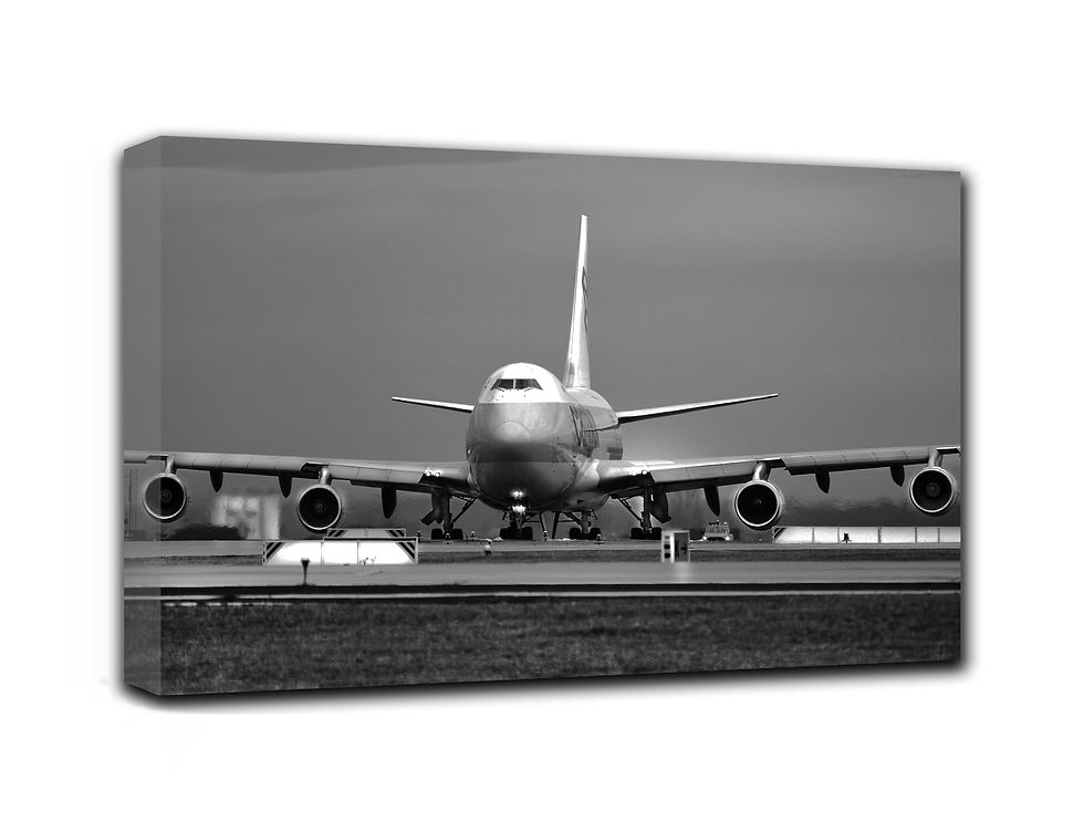 Thumbnail: Jumbo Aircraft Boeing Plane wall art print | Passenger Numbo Jet picture