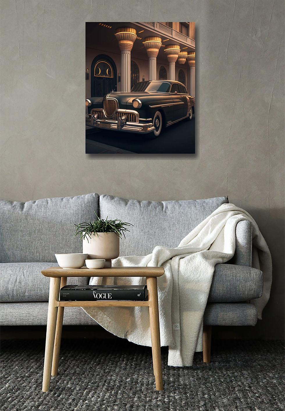 Thumbnail: Luxury American Car wall art print | Antique vehicle picture