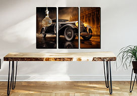 Antique Mafia Vehicle wall art print | Car Artwork picture