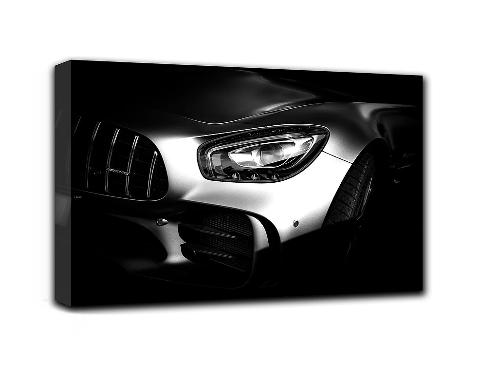 Thumbnail: mercedes amg gtr wall art print | car canvas picture